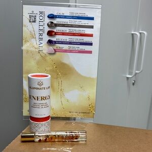 Energy Rollerball - Red and Gold